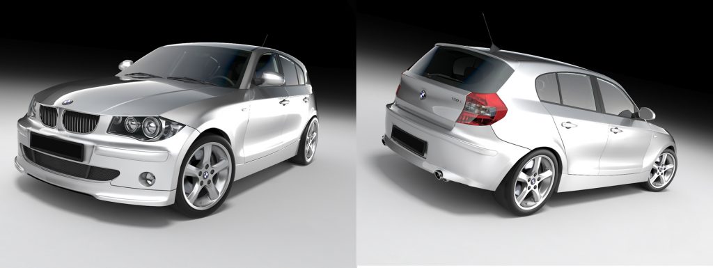 Modeling et rendu d'une BMW Série1