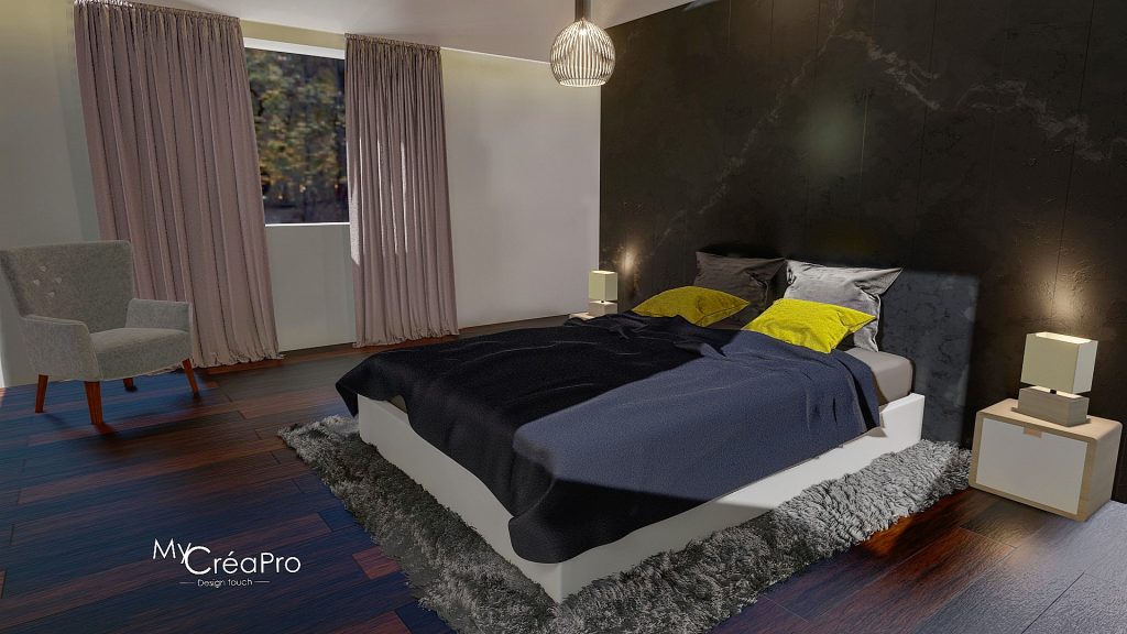 Modélisation d'une chambre en 3D sur blender