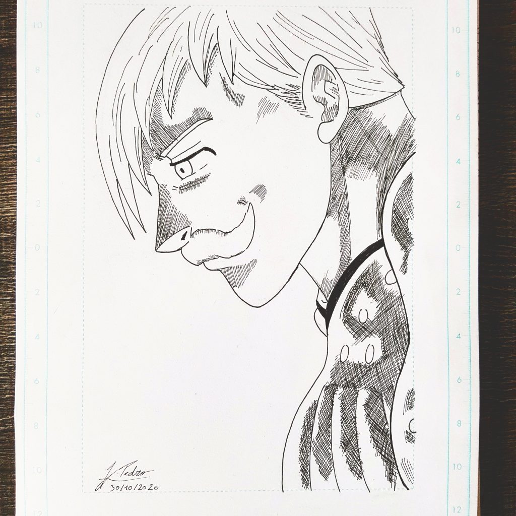 Illustration d'Escanor