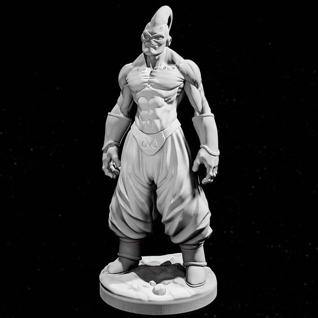 modélisation d'un personnage de la série Dragon ball z
