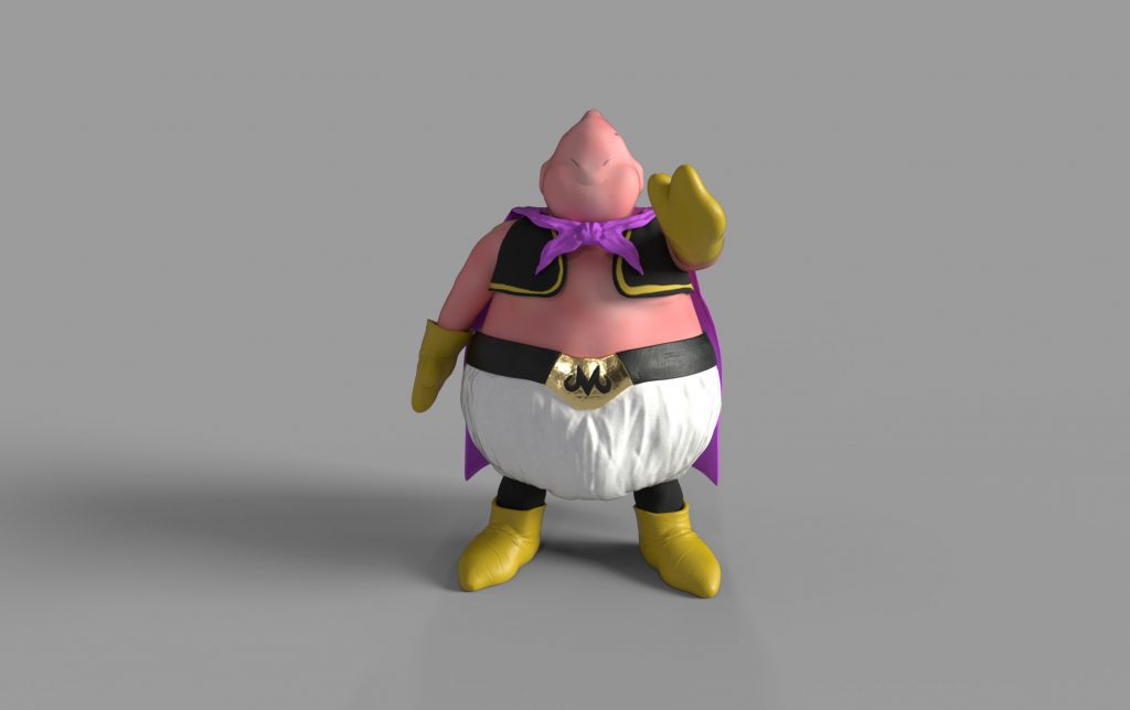 modélisation d'un personnage de Dragon ball z