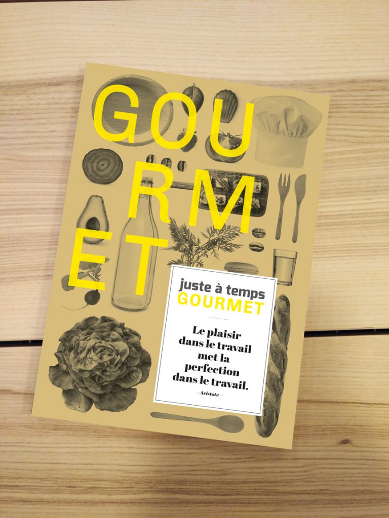 Réalisation du catalogue Juste à temps Gourmet 2019