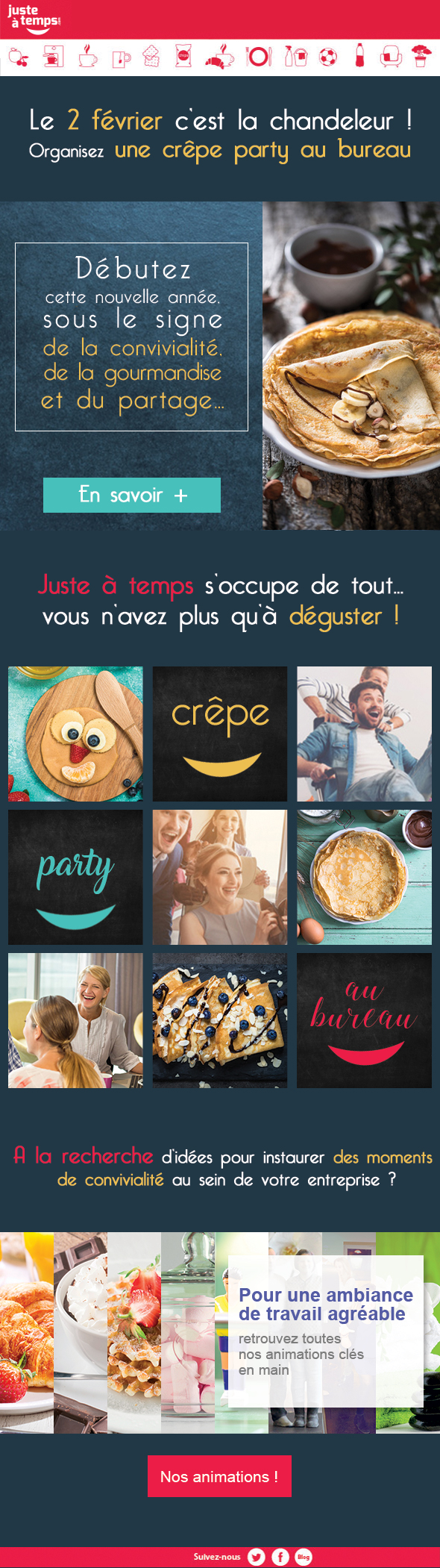 Emailing Juste à temps
