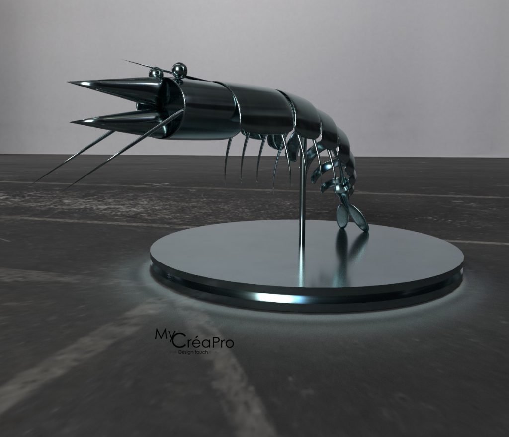 Modélisation d'une sculpture design