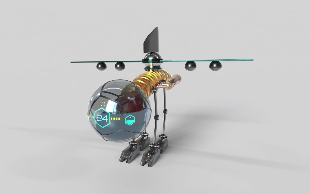 Modélisation et concept design d'un vaisseau libellule